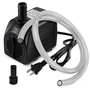 PULACO 160GPH Small Submersible Water Pump with 3.3 ft Tubing | 10Watt Ultra Quiet Fountain Pump (600L/H) for Aquariums, Pond Fountain, Water Feature, Indoor Fountains