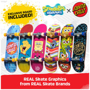 TECH DECK Spongebob Sk8shop Bonus Pack Customizable Fingerboards Set | Customize 6 Boards with Skate Tool & Wheels, Authentic Details, Fidget Skateboard Toy Gifts for Kids & Collectors Ages 6+