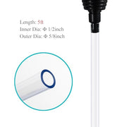 Laifoo 5ft-S Aquarium Siphon Vacuum Cleaner for Fish Tank Cleaning Gravel & Sand