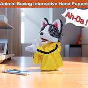 Kung Fu Husky, Punching Puppet, Dog Hand Puppet | Boxing Puppets, Kung Fu animal Toy Husky Gloves with Sounds and Boxing Action, Boxing Puppet for Kids & Gifts.