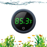 PAIZOO Aquarium Thermometer Digital, Highly Accurate Fish Tank Thermometer | LED Display, 8000h Battery Life, Precise Temp Gauge, Range 0-140℉, Stick-on Fish Tank Thermometer for Betta, Axolotl & Turtle
