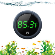 PAIZOO Aquarium Thermometer Digital, Highly Accurate Fish Tank Thermometer | LED Display, 8000h Battery Life, Precise Temp Gauge, Range 0-140℉, Stick-on Fish Tank Thermometer for Betta, Axolotl & Turtle