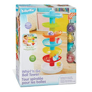 Kidoozie - Whirl 'N Go Ball Tower - Toddler Ball Drop Toy | Drop a ball & watch it spiral, whirl & pop out below - visual tracking & motor practice on joyful repeat, Ages 9-24 Months