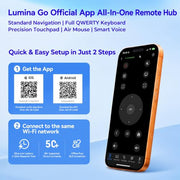 Built-in Apps 1080P 4K Support Mini Projector with Android 14, Phone Remote | Portable Smart Projector with WiFi 6 and Bluetooth 5.4 for Bedroom Auto Keystone Compatible with Netflix/iOS/HDMI/TV Stick X1