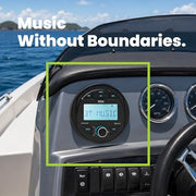 BOSS Audio Systems MGR300B Bluetooth Marine Stereo Gauge Receiver, No DVD
