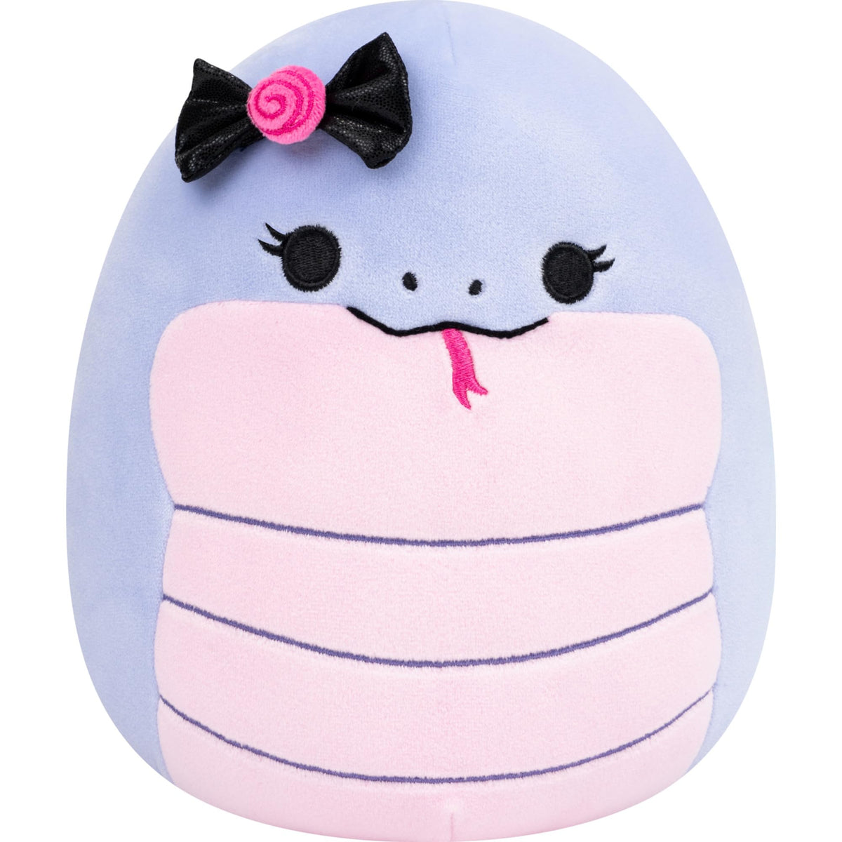 Squishmallows Original 8in Linares the Purple Snake – Official Jazwares Plush (Little)