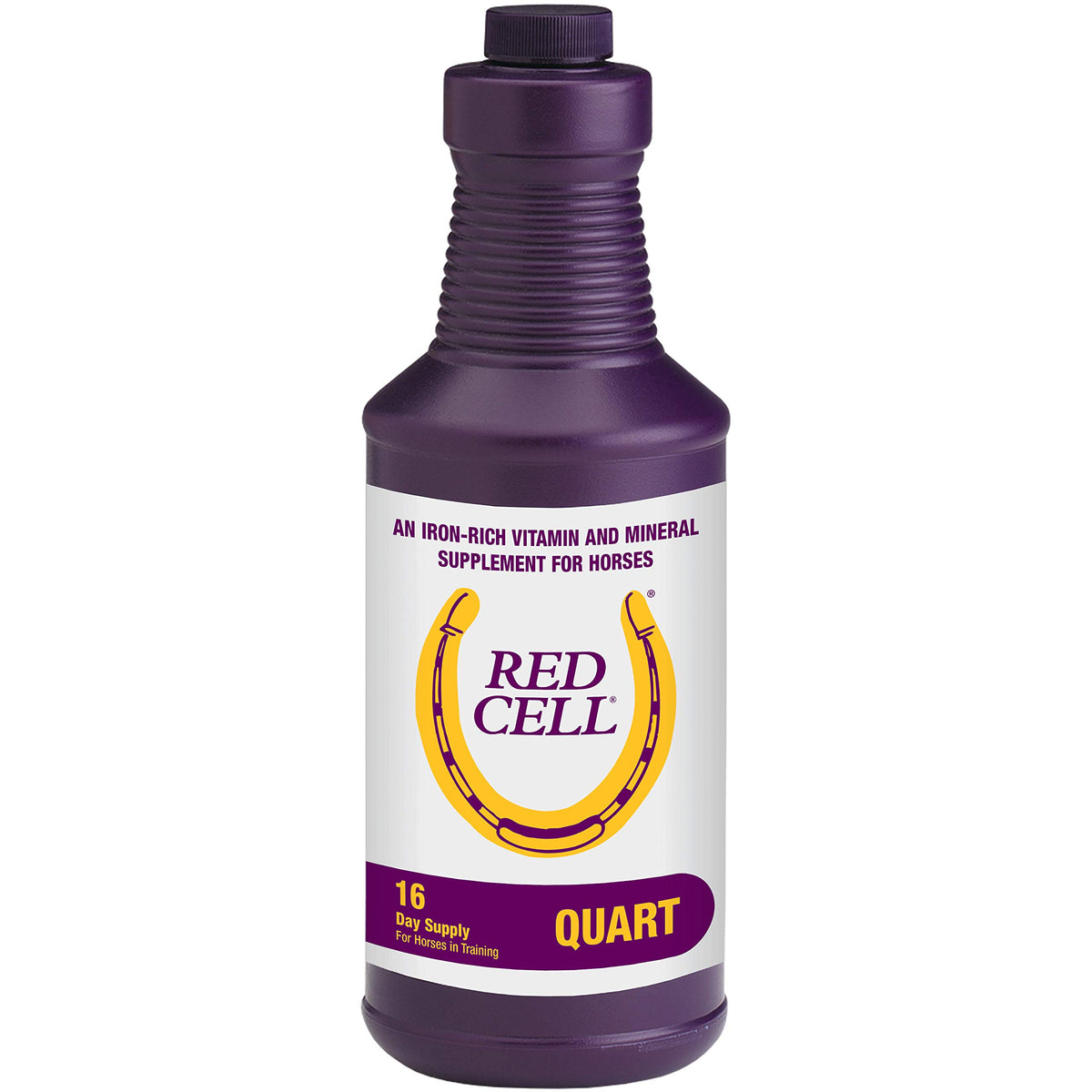 Horse Health Red Cell, Liquid Iron-Mineral Supplement 1 Qt, 16-Day Supply | Liquid Vitamin-Iron-Mineral Supplement for Horses, Helps Fill Important Nutritional Gaps in Horse's Diet