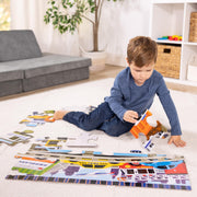 Melissa & Doug Traffic Jam Jumbo Floor Puzzle 24-Piece Set