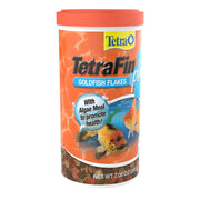 Tetra TetraFin Plus Goldfish Flakes Fish Food with Algae, 7.06 oz | Added Algae for Optimal Health, Balanced Daily Diet for Goldfish and Small Koi, Color-Enhancing, Clean & Clear Water Formula