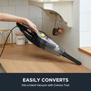 Eureka Blaze Stick Vacuum Cleaner, Powerful Suction 3-in-1 Small Handheld Vac with Filter for Hard Floor Lightweight Upright Home Pet Hair, Dark Black