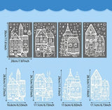 Christmas Village Window Clings