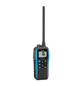 Icom M25EVO Blue Marine VHF Radio | Floating | Waterproof | USB Charging | Lightweight | Long Battery Life | Boating Essentials