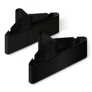 Amazon Basics Space Saving Plastic Clothes Hangers, Sturdy Closet Organizer for Shirts and Jackets, Adult Size, Black, 50-Pack