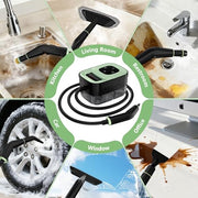 Steam Cleaner, Portable Steamer for Cleaning with 16pcs Accessories, 6-Level Adjustable and 15s Heat-Up, Handheld Steam Cleaner for Home, Tile, Dirt, Grout, Grease, Car Detailing, Dark Green