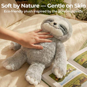 Mewaii Weighted Stuffed Animals Sloth Plush, Heatable Coolable, 4 lb, 20in | Mom's Choice Award, Microwaveable Inner Pad, Huggable Sloth Plushies, Cozy Gift for Kids & Adults