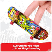 TECH DECK Spongebob Sk8shop Bonus Pack Customizable Fingerboards Set | Customize 6 Boards with Skate Tool & Wheels, Authentic Details, Fidget Skateboard Toy Gifts for Kids & Collectors Ages 6+