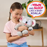 LITTLE LIVE PETS My Baby Koala Kiki, Koala Stuffed Animal | Interactive plush with 40+ sounds and reactions, blinking eyes, yawning, and a 2-in-1 eucalyptus leaf teether