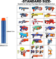 Nerf N Strike Blaster Compatible Dart Bullets, Compatible with All Elite 2.0 Series Blasters Blue