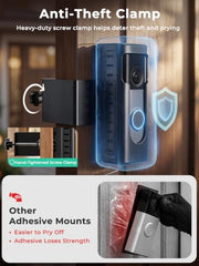 KIMILAR Anti-Theft Doorbell Mount Compatible with Ring/Blink(2026 Release) | No-dirll Doorbell Kits for 2026 Ring/Blink Battery Doorbell, Full-Coverage Doorbell Camera Mount for Apartments, Rentals