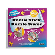 Buffalo Games Puzzle Saver, 6 Sheets & 2 Hangers, Puzzle Preservation Kit | Peel & Stick Puzzle Preservation Kit for Adults, No Messy Glue, 2 Wall Hangers, Fits 29" x 21.5", Made in USA Since 2007