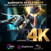 1080P Projector, 400 Lumens Brightness Indoor Outdoor Portable Projector, Cinema Quality Viewing for Home Entertainment