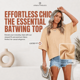 🏆Hot Sale⚡Breezy Comfort Batwing Top