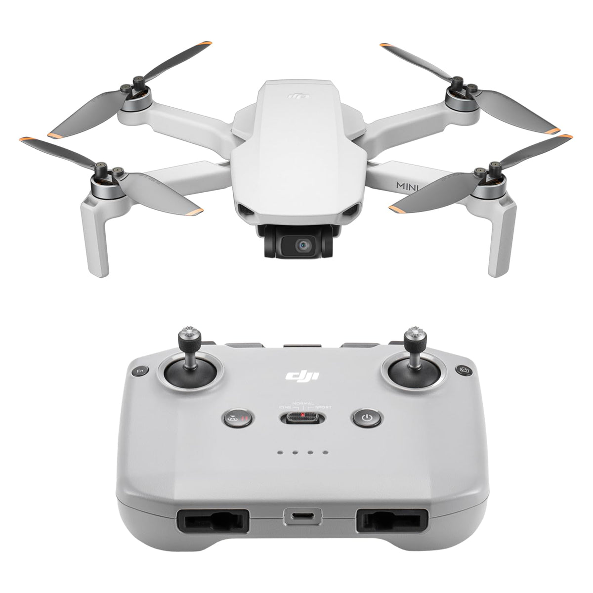 DJI Mini 4K, Drone With 4K UHD Camera, Under 249 g | 3-Axis Gimbal, 10km Video Transmission, Auto Return, Wind Resistance, 31-Min Flight Time, Intelligent Flight