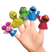 Sesame Street 10 Piece Finger Puppet Set - Educational Party Favors & Bath Toys