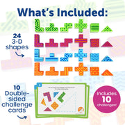 Learning Resources STEM Explorers Brainometry | 3D Puzzle Games for Kids, Kids Travel Games, Brain Teaser Puzzles, Pattern Memory Game, Brain Game Toys, Classroom Toys