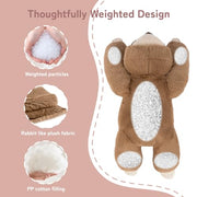 Niuniu Daddy Weighted Stuffed Animals, 20 in 3.3 lbs, Sloth Calming Plush | Heavy sensory lap pad, lying body pillow for sleeping, machine wash, huggable gift for kids and adults