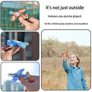 Manmel 50 Pcs Foam Gliders Planes Toys for Kids, Paper Airplane, Party Favors Goodie Bag Stuffers, Outdoor Flying Toys, Bulk for Classroom Prizes Boys and Girls
