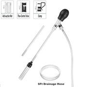 Carefree Fish Small Aquarium Gravel Vacuum Sand Cleaner Tank Water Changer | Silicone Squeeze Bulb,ABS Material Sturdy & Durable,6Ft Hose,(for 3~8Gal Tank) 2026 New Upgrade Version