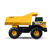 Tonka Steel Classics Mighty Dump Truck - Made with Steel & Sturdy Plastic, Yellow Toy Construction Truck, Boys and Girls, Kids, Toddlers, Ages 3+