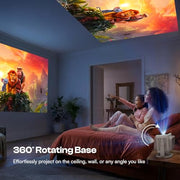 Caydo P3 Art Projector, Native 1080P Drawing Projector for Artists | Built-in Exclusive Drawing App, Auto Focus & Keystone, 360° Rotatable Stand, 40''-120'' Projection, 30,000H Lifespan