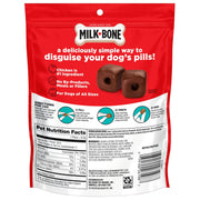 Milk-Bone Pill Pouches, Hickory Smoked Bacon Flavor, 30 Pill Pouches | 7.4-oz. bag, disguise your dog’s pills, fits most capsules and tablets