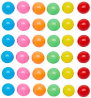 Amazon Basics BPA Free Ball Pit Balls with Storage Bag, Crush-Proof Plastic for Toddlers Kids 12+ Months Play, Phthalate Free, 6 Bright Colors, Pack of 400