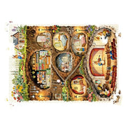 HUADADA Puzzles for Adults 1000 Pieces-Rabbit House Puzzles | Gifts for men women,Family Games,Eco matte oil print,eye strain relief,tight puzzle piece fit,vibrant colours
