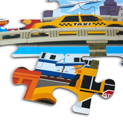 Melissa & Doug Traffic Jam Jumbo Floor Puzzle 24-Piece Set