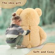 MaoGoLan 47 Inch Giant Teddy Bear, Big Stuffed Animal Plush Toy Gift | A heartwarming way to show love and care on birthdays, baby showers, Christmas, Valentine’s Day, and anniversaries