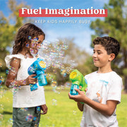 JOYIN 2 Kids Bubble Gun with 2 Bottles Refill Solution, Bubble Machine Gun for Toddlers Kids 4-8, Party Favors, Summer Toy, Outdoors, Easter, Birthday Gift