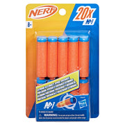Nerf N Series N1 Darts, Includes 20 Refill Darts, Compatible Only with Nerf N Series Blasters, Outdoor Games, Ages 8+