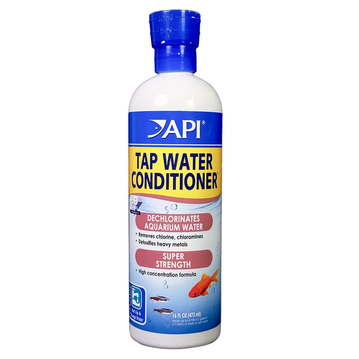 API TAP WATER CONDITIONER Aquarium Water Conditioner 16-Ounce Bottle