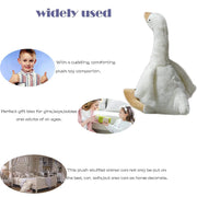 CHELEI2019 15.7" Swan Stuffed Animal,Goose Plush White Stuffed Animal Toy | Gifts for Kids