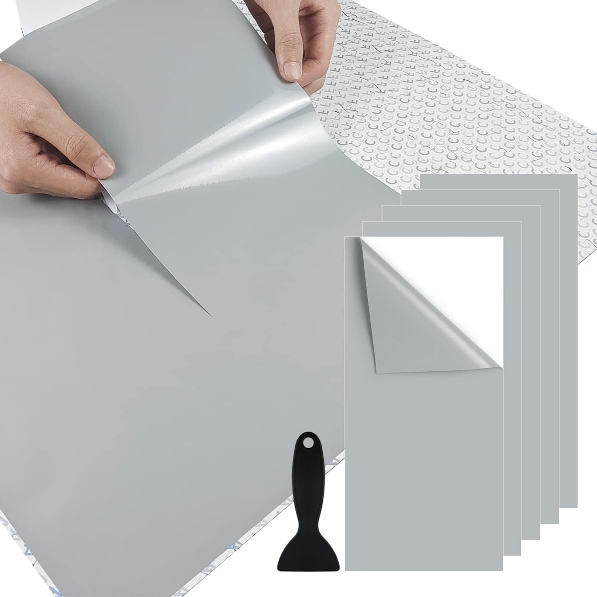 QIKSION 24 Pcs Puzzle Saver Sheets, Puzzle Glue Sheets for 1000-3000 Pieces | Preserve & Frame 4 x 1000 Pieces Jigsaw Puzzles, No Messy Glue, 14.8" x 7"