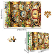 HUADADA Puzzles for Adults 1000 Pieces-Rabbit House Puzzles | Gifts for men women,Family Games,Eco matte oil print,eye strain relief,tight puzzle piece fit,vibrant colours