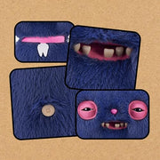 Fuggler Alley Cats 9-Inch Plush Toy (Cheezee) Grey by ZURU – Funny Ugly Monster Stuffed Animal with Human-Like Teeth, Collectible Plush for Kids, Tweens, Teens, Adults & Cat-Loving Weirdos
