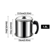 Stainless Steel Oil Strainer Pot