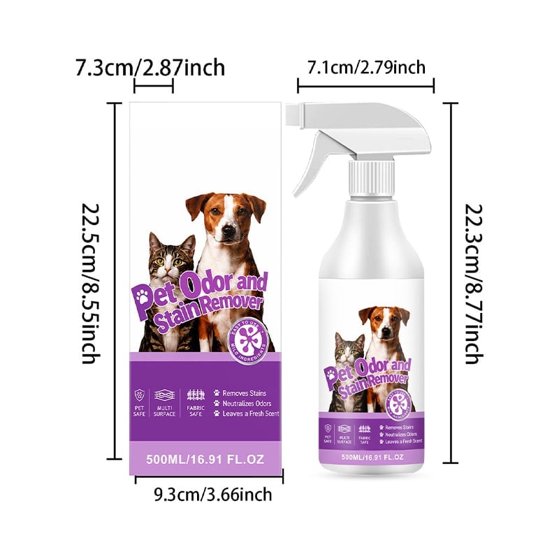 Pet Odor Eliminator & Stain Remover Spray