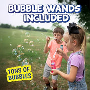 Sunny Days Maxx Bubbles 6 Pack - 4 oz Bottles, 6-Hole Wands - Ages 3+ | Plastic Construction, Easy Grip Design, Purified Micro-Filtered Water, Phthalate Free, Party Favors For Kids, 36 Months+
