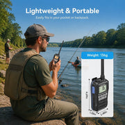 Retevis RM01P 3.5W Marine Radio VHF IP67 Floating, USB-C for Fishing(1Pack) | Hunting&Fishing, Floating, Car Charger, 15-Hour Battery, Portable, NOAA Weather Alert, 88 Channel, Vibration Drainage,3-Watch